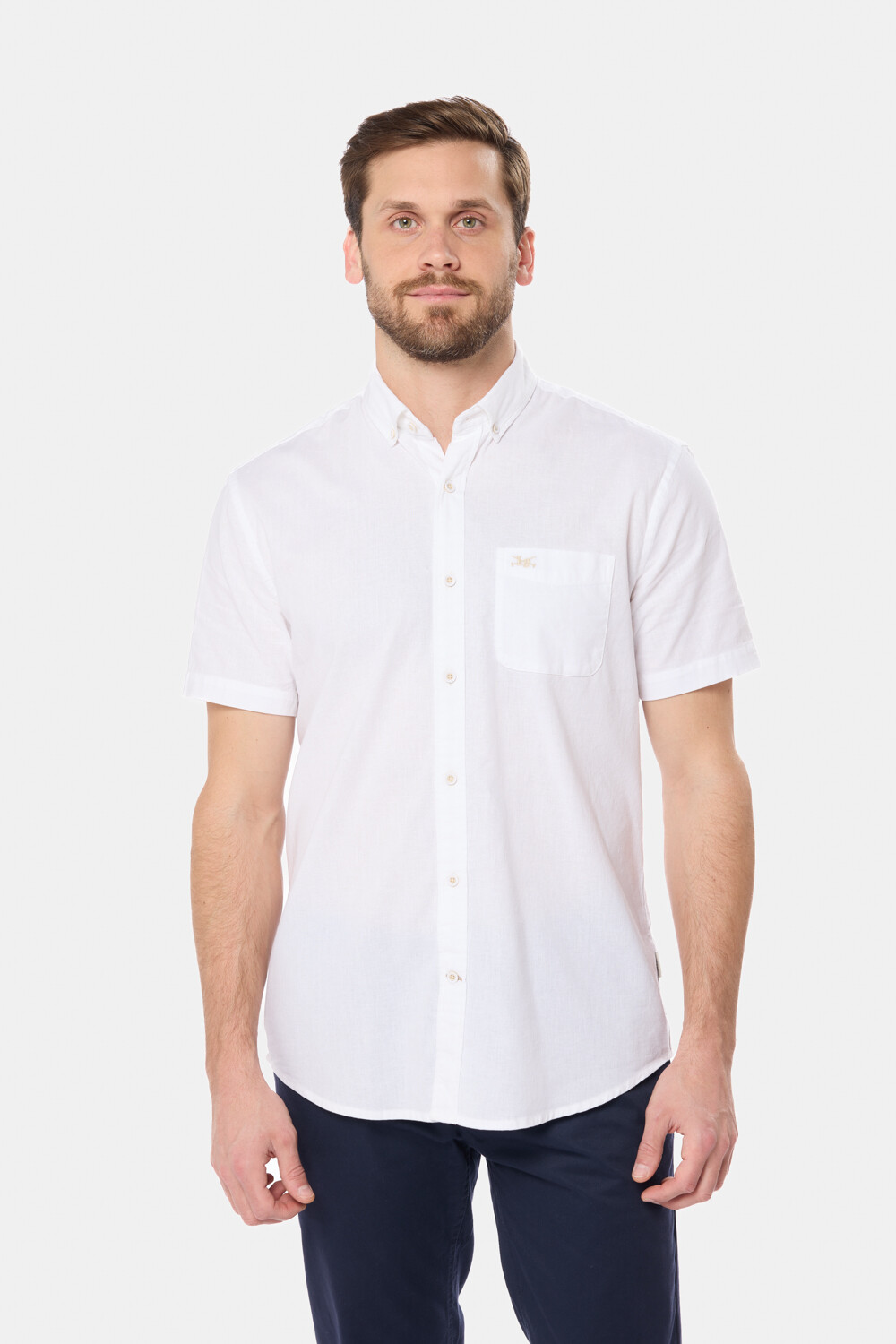 CAMISA DE LINO Blanco