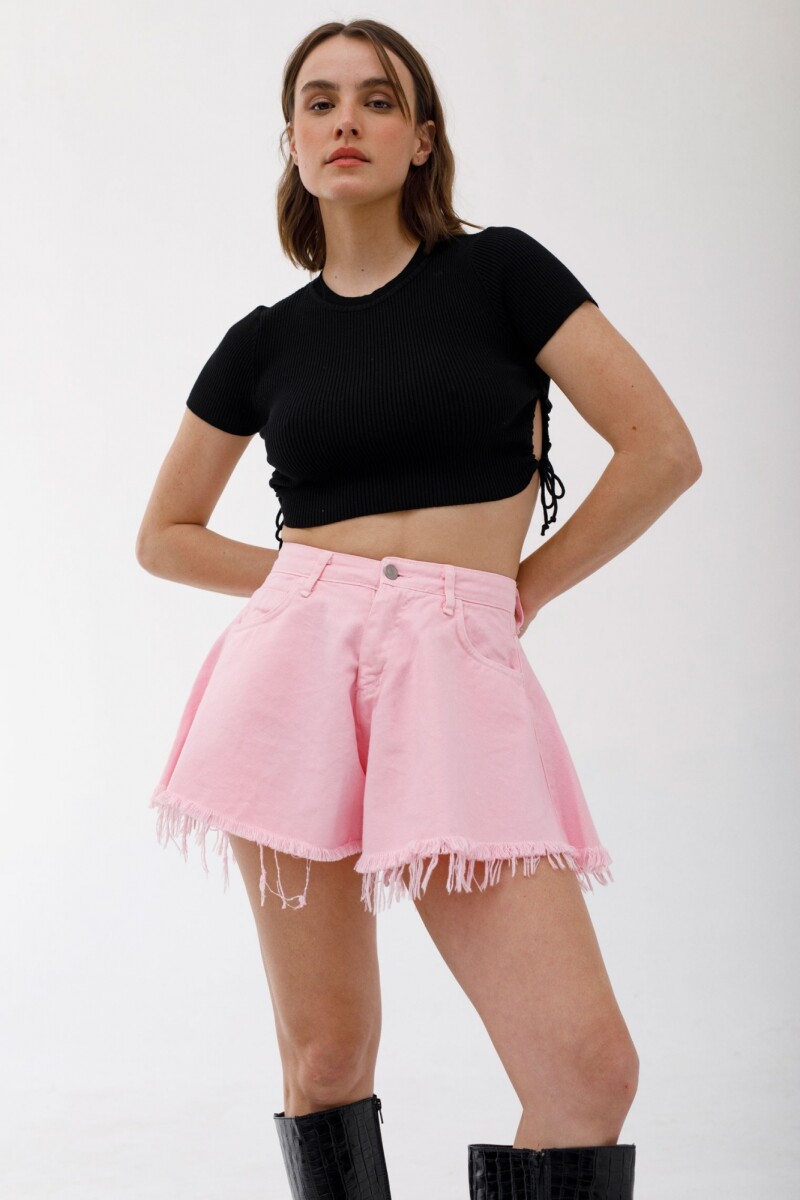 Short Cereza Bubble Pink