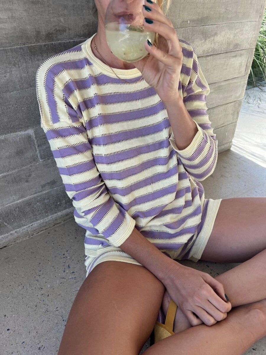 Sweater Anyia - Grape 