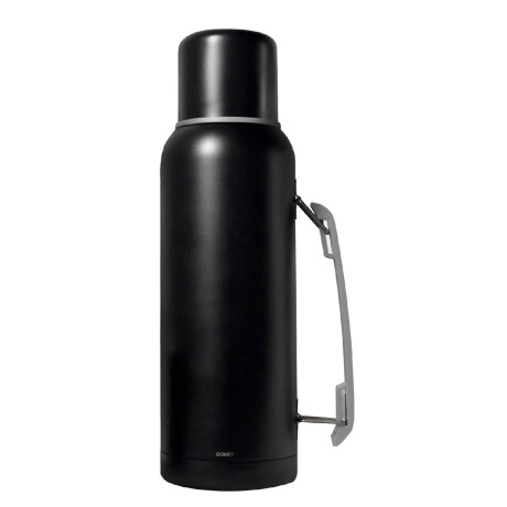 Termo Comet con Manija Acero Inoxidable 1 L NEGRO