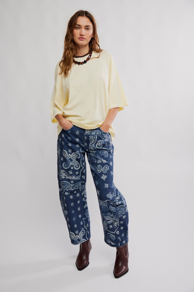REMERA PERFECT OVERSIZED Amarillo