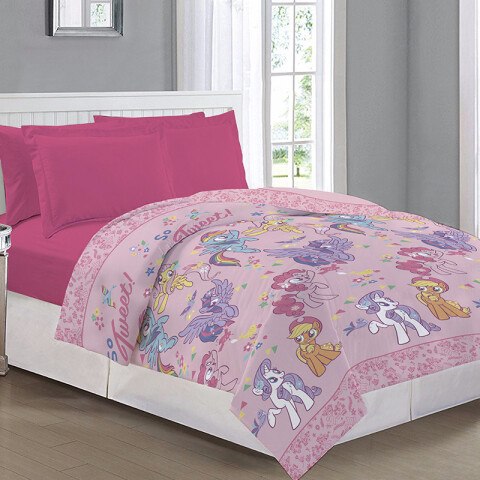 Colcha Infantil My Little Pony 1 Plaza 100% Microfibra U