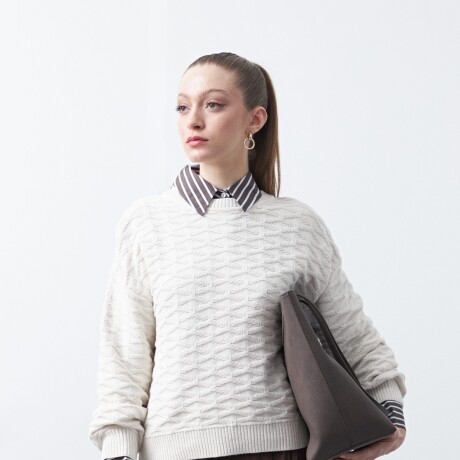 SWEATER DAMASO Crudo