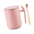 Taza Termica Nordica Jarra Hermetica Tapa Cuchara Agarre Variante Color Rosa