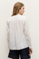 Camisa puntillas y bordados blanco
