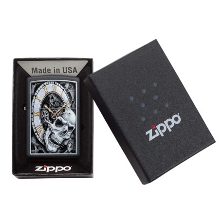 Encendedor Zippo Skull Clock - 29854 Encendedor Zippo Skull Clock - 29854