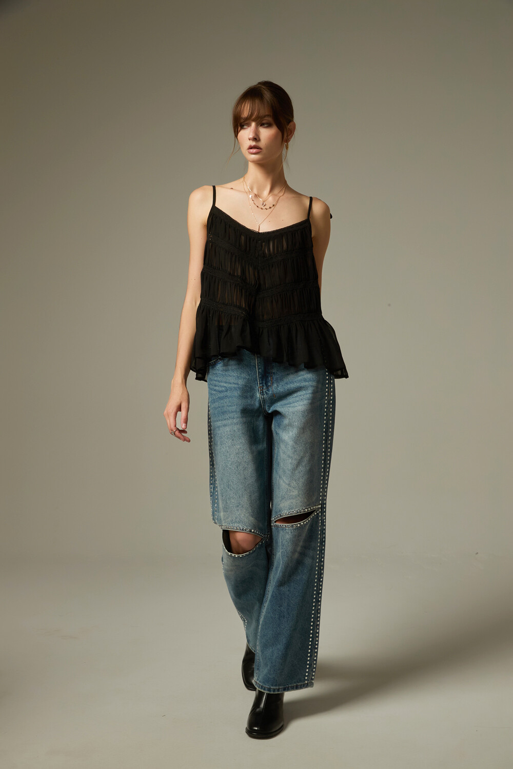 Musculosa Jata Negro
