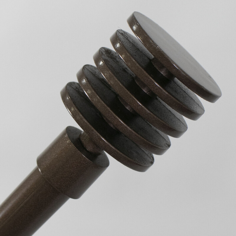 VARA METAL BRONCE P/CORTINA 218-304.8CM Unica