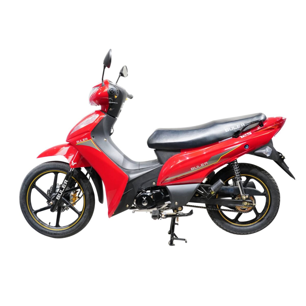 Motocicleta Buler VX 125cc con Aleación - Rojo 