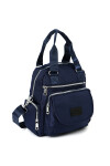 Mochila de nylon Azul
