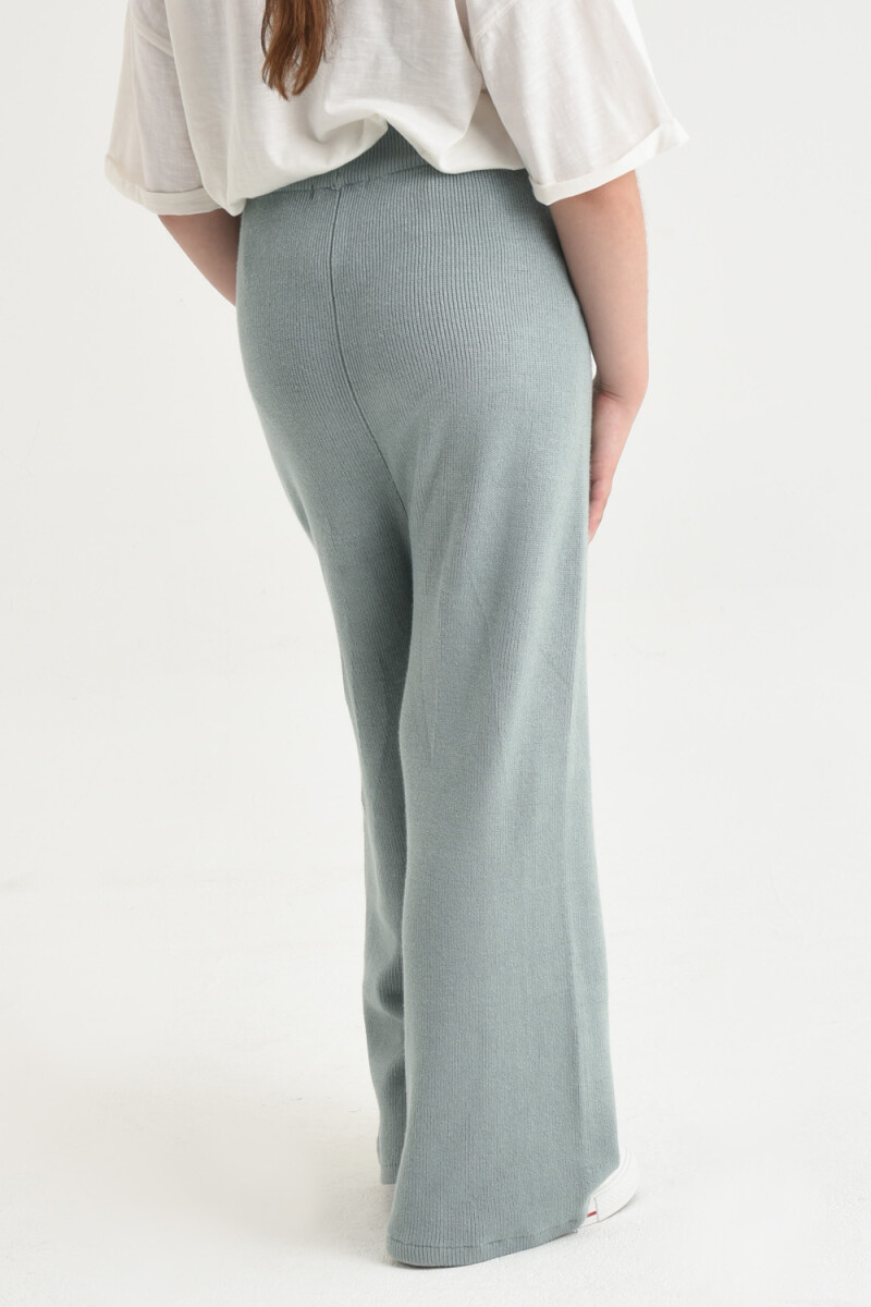 Pantalón moda tejido Verde