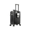 Valija rigida Lumax Sapporo con portavaso Negro