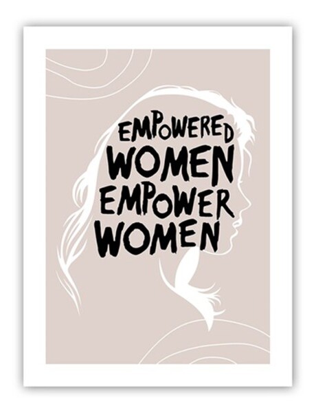 CUADRO CANVAS 30x40CM EMPOWER WOMEN CUADRO CANVAS 30x40CM EMPOWER WOMEN