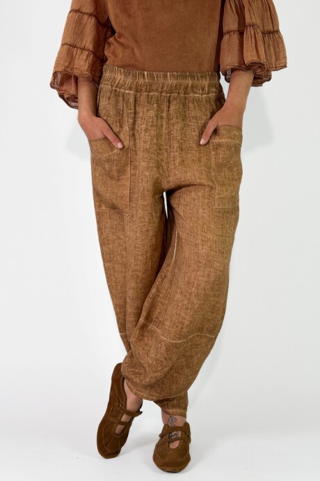 PANTALON BLANES Camel