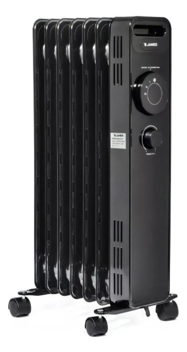 Radiador eléctrico James RA 1500 W G2 negro 220V 