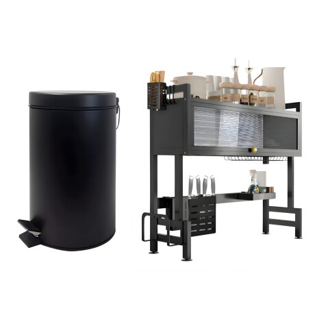 Combo Hogar Lumax Tacho de Basura Grande + Escurridor Cocina Combo Hogar Lumax Tacho de Basura Grande + Escurridor Cocina