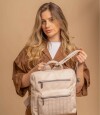 Mochila Clavel Manteca