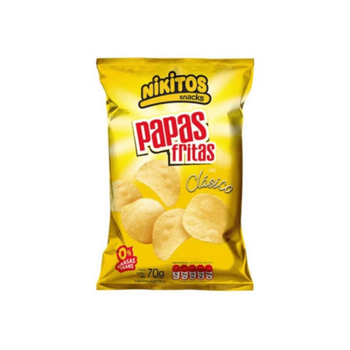 Papas Nikitos 65 gr - Sabor Clasico 
