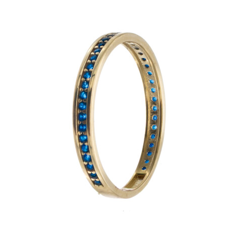 Anillo de oro 10 ktes con circonias. Anillo de oro 10 ktes con circonias.
