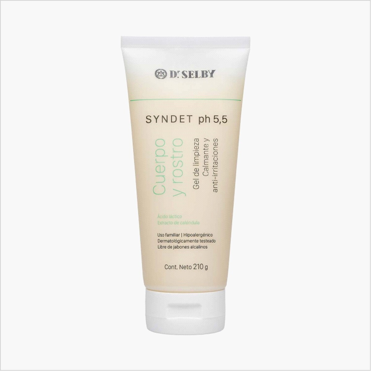 Gel de Limpieza Dr. Selby Syndet pH5 Cuerpo y Rostro 210g 
