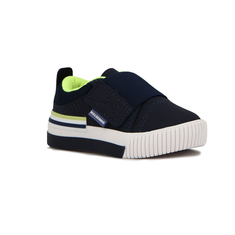Molekinho Zapatilla Casual C/velkro Marino-marino