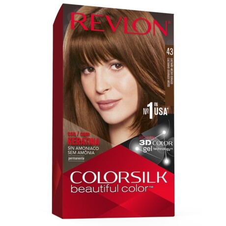 Tinte de cabello sin amoníaco Revlon Colorsilk nº43 castaño medio dorado Tinte de cabello sin amoníaco Revlon Colorsilk nº43 castaño medio dorado