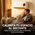 Calefactor Caloventilador Pared Secarropas 2000w C/ Control Blanco