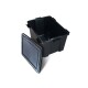 Caja organizadora 80lts con 6 trabas NEGRO