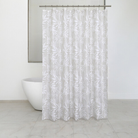 Cortina de Home Class con Argollas 180 x 180 cm 224282 HOJA BEIGE