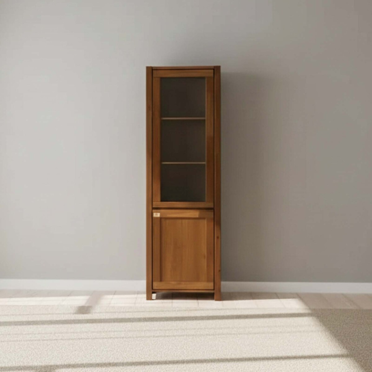 APARADOR/CRISTALERO - MADERA MARRON TOLEDO 