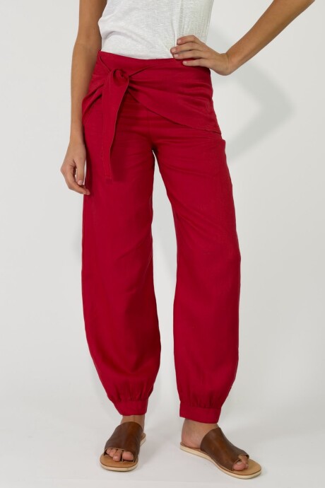 PANTALON KAORI Rojo