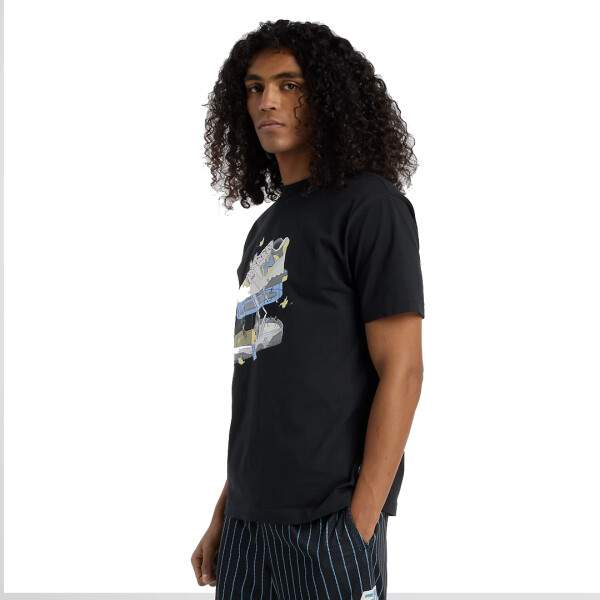 FITNESS CENTER T-SHIRT - NEW BALANCE NEGRO