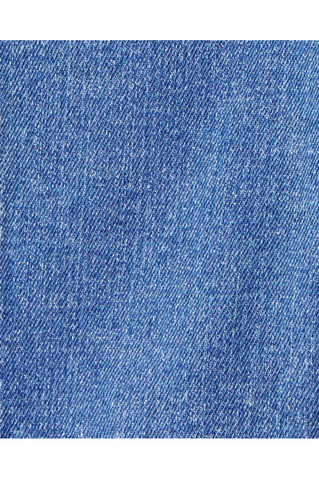 Set dos piezas, enterito jean y camisa de franela Sin color