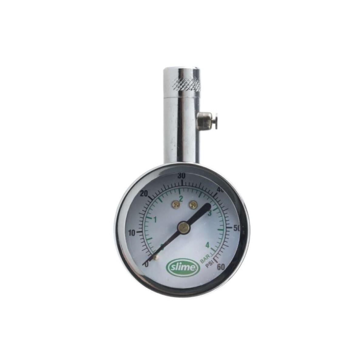 Medidor De Presión Neumáticos - Cromado 5-60 Psi Slime 