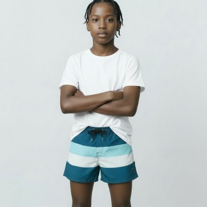 Short Baño Niño N+ Azul