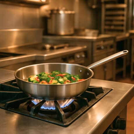 Sautex Inoxidasble 24 x 6 cm EcoChef Lacor Sautex Inoxidasble 24 x 6 cm EcoChef Lacor