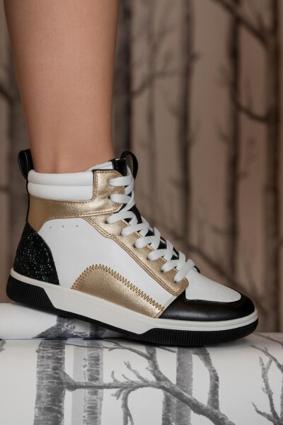 Champion botita con glitter Negro