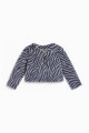 Campera animal print GRIS