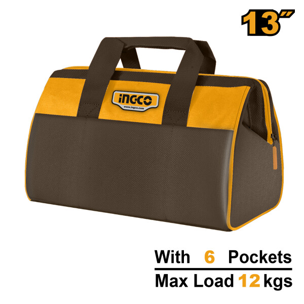 BOLSO 13´´ CON 6 BOLSILLOS INGCO HTBG281328 BOLSO 13´´ CON 6 BOLSILLOS INGCO HTBG281328