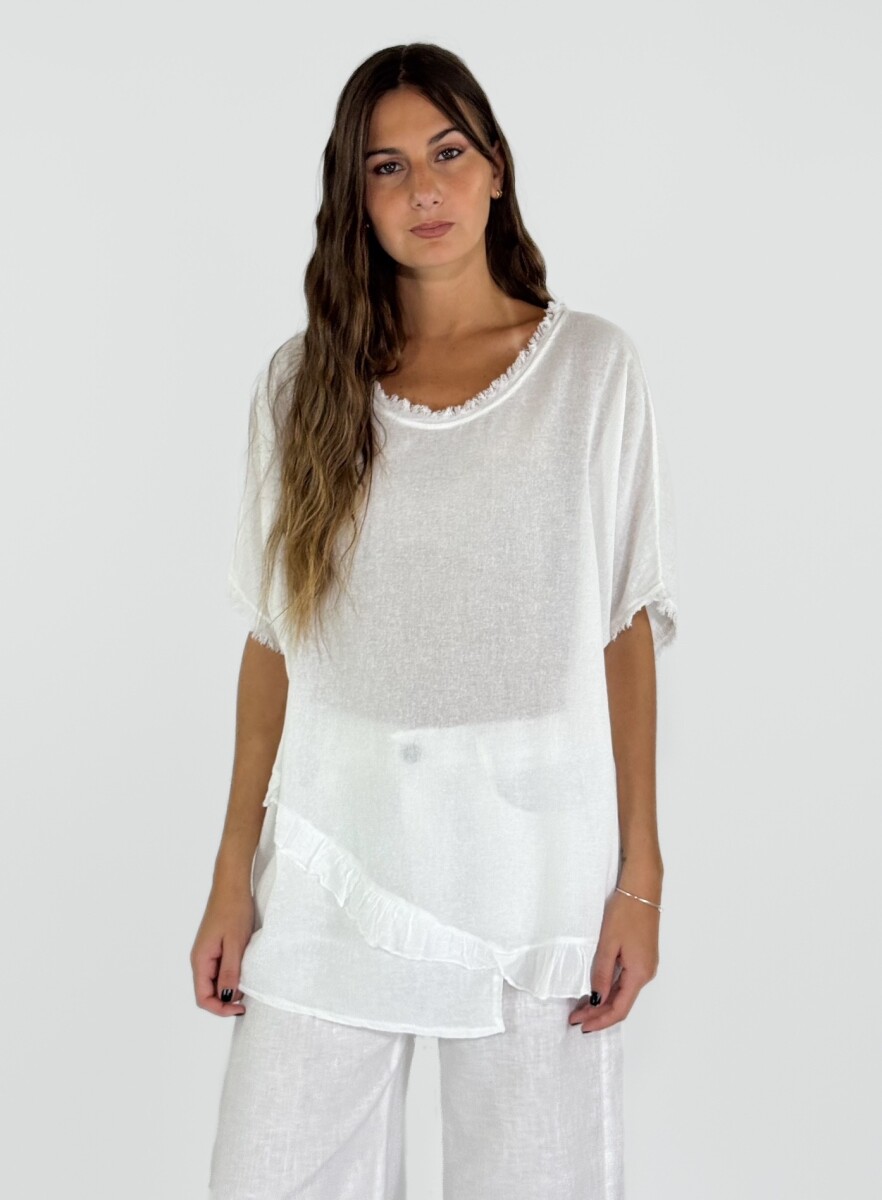 BLUSA ANGHIARI - BLANCO 