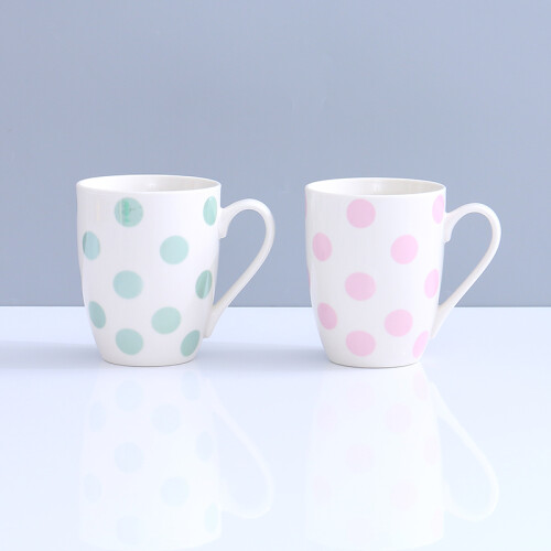 Taza De Cerámica A Lunares - 350ml Taza De Cerámica A Lunares - 350ml