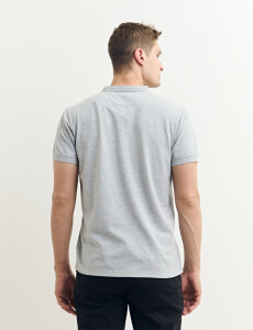 520750 REMERA HARRINGTON LABEL Gris Melange