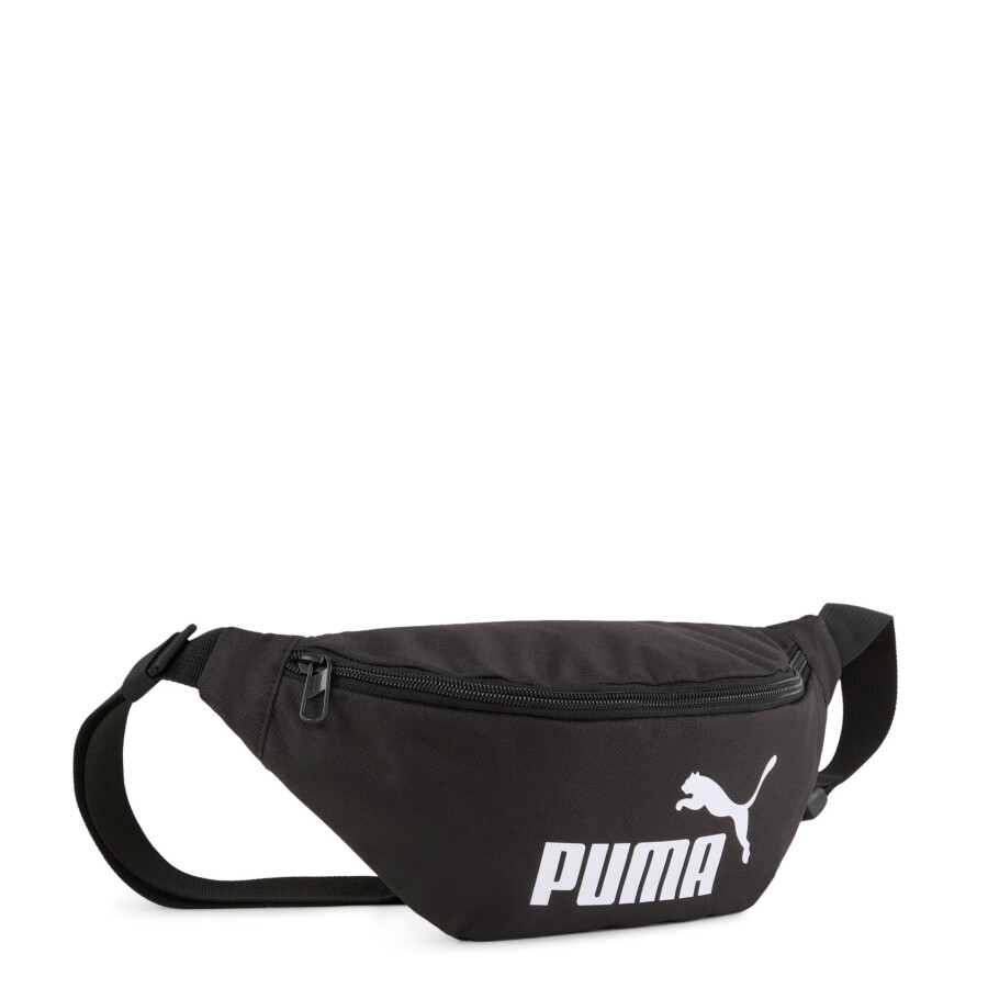 Riñonera Puma Phase Waist Bag Negro - Blanco