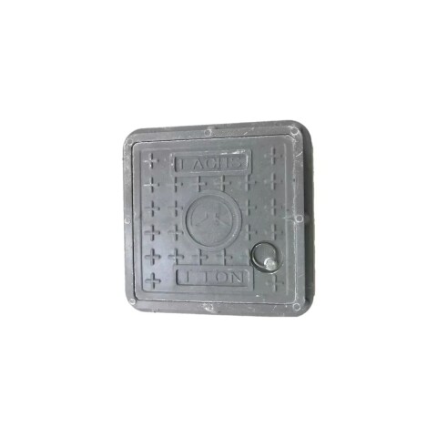 Tapa y marco resina 20x20 cm peatonal Tapa Y Marco Resina 20x20 Cm Peatonal