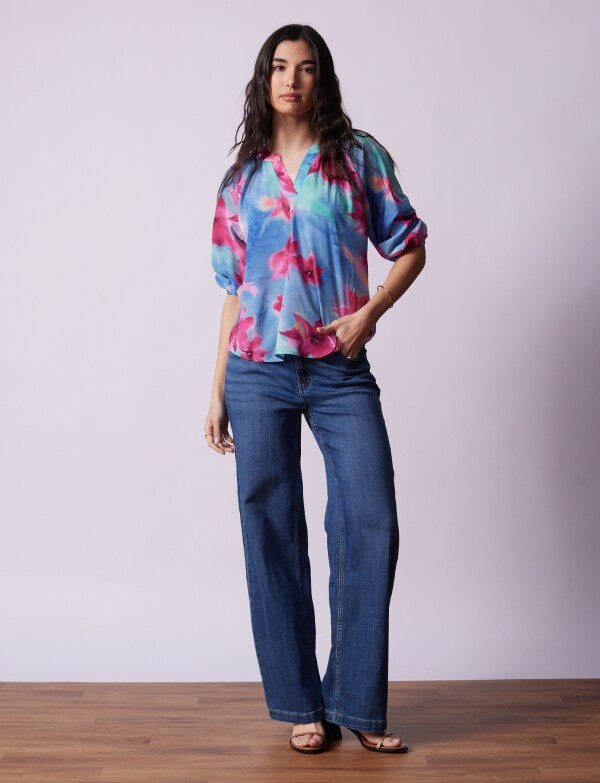 Blusa Gasa CELESTE/MULTI