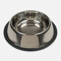 Plato Para Mascota De Acero Inoxidable 22 cm Plato Para Mascota De Acero Inoxidable 22 cm