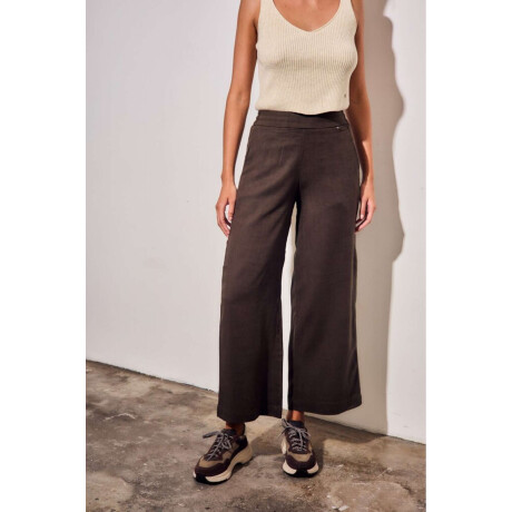 Pantalón Lino Oliva