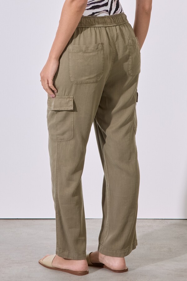 Pantalon Cargo OLIVA