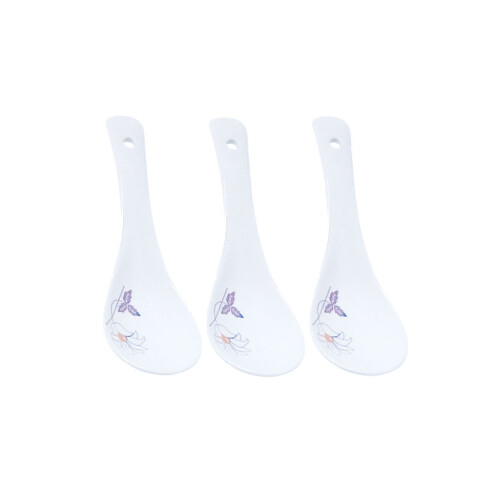 Cucharas de cerámica estampadas 3pcs Cucharas De Cerámica Estampadas 3pcs