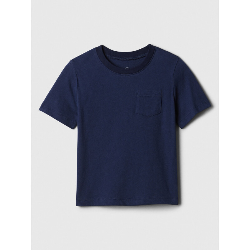 V-BF SS SLD PKT TEE TAPESTRY NAVY
